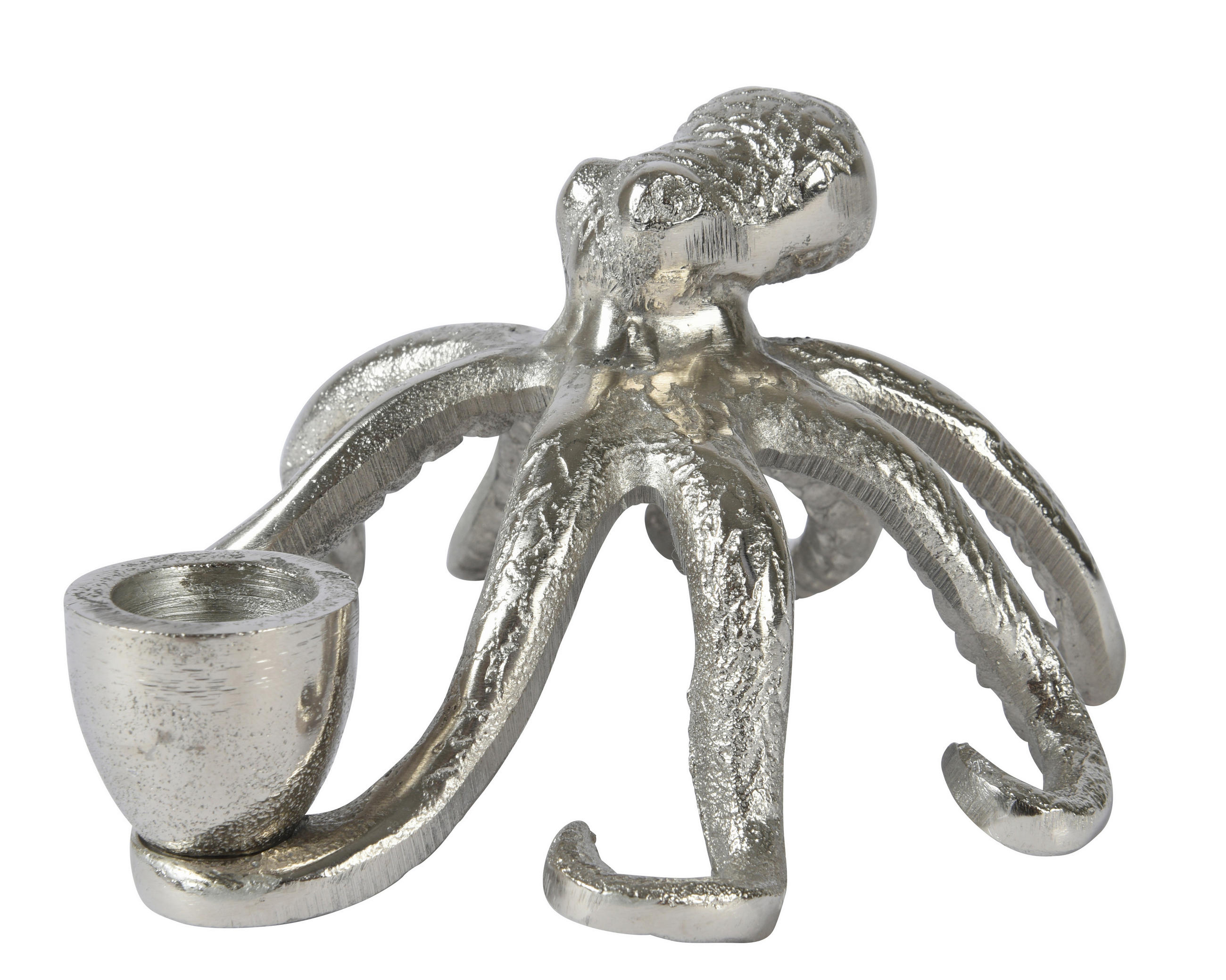 SKULPTURA - srebrne barve, Basics, kovina (12,5/12,5/6,5cm)