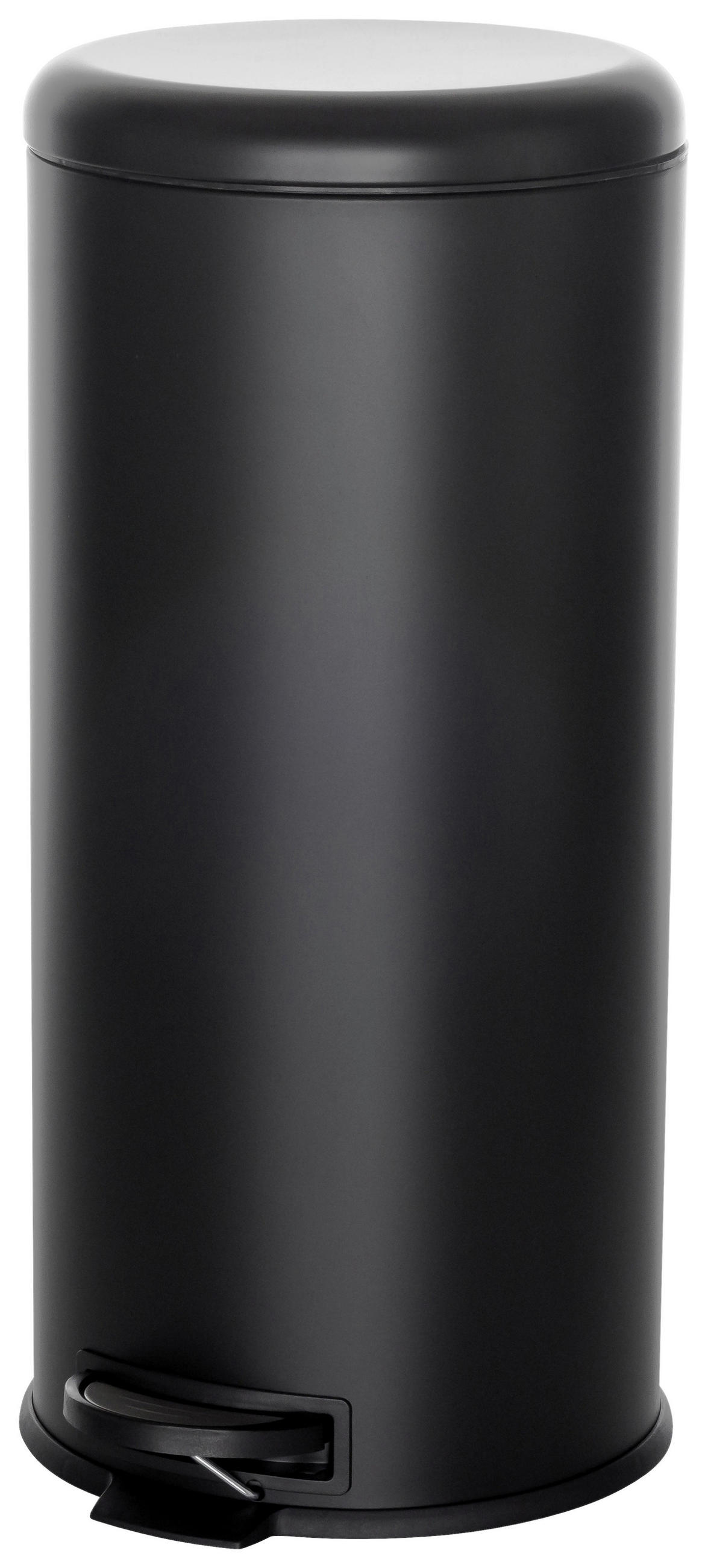 ABFALLSAMMLER 30 l  Metall  - Schwarz, Basics, Kunststoff/Metall (30/63,5/30cm) - MID.YOU