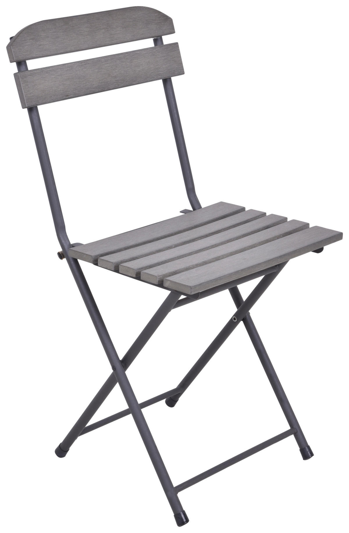 BALKONSET  - Hellgrau/Grau, MODERN, Kunststoff/Metall (160/83/160cm) - Gardenson