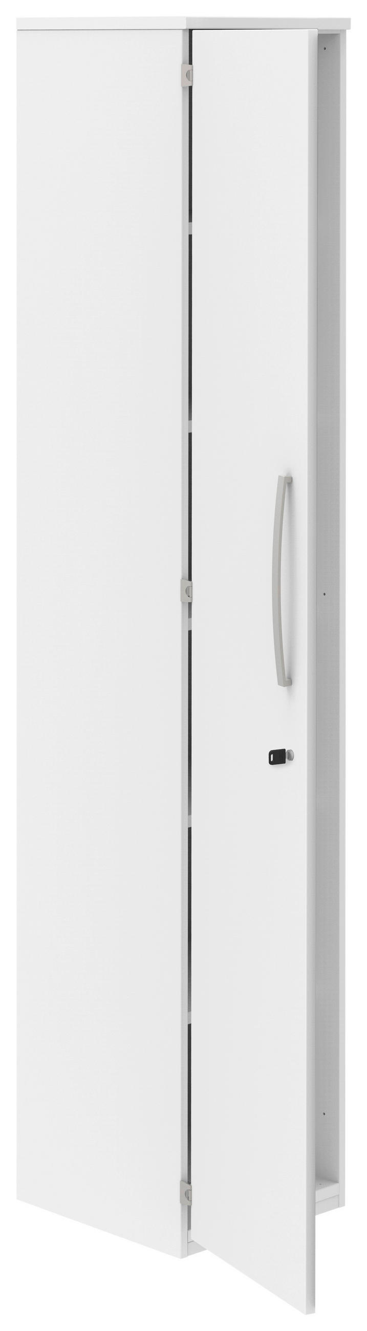 AKTENSCHRANK 40/217,4/43 cm  - Weiss, Konventionell, Holzwerkstoff (40/217,4/43cm) - Moderano