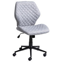 DREHSTUHL Webstoff Hellgrau  - Hellgrau/Schwarz, MODERN, Kunststoff/Textil (51/90-98/51cm) - Carryhome