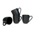 KAFFEEBECHERSET Mika black 4-teilig  - Schwarz, Trend, Keramik - Novel