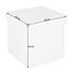 HOCKER in Holzwerkstoff, Textil Schwarz - Schwarz, Basics, Holzwerkstoff/Textil (40/40/40cm) - CARRYHOME