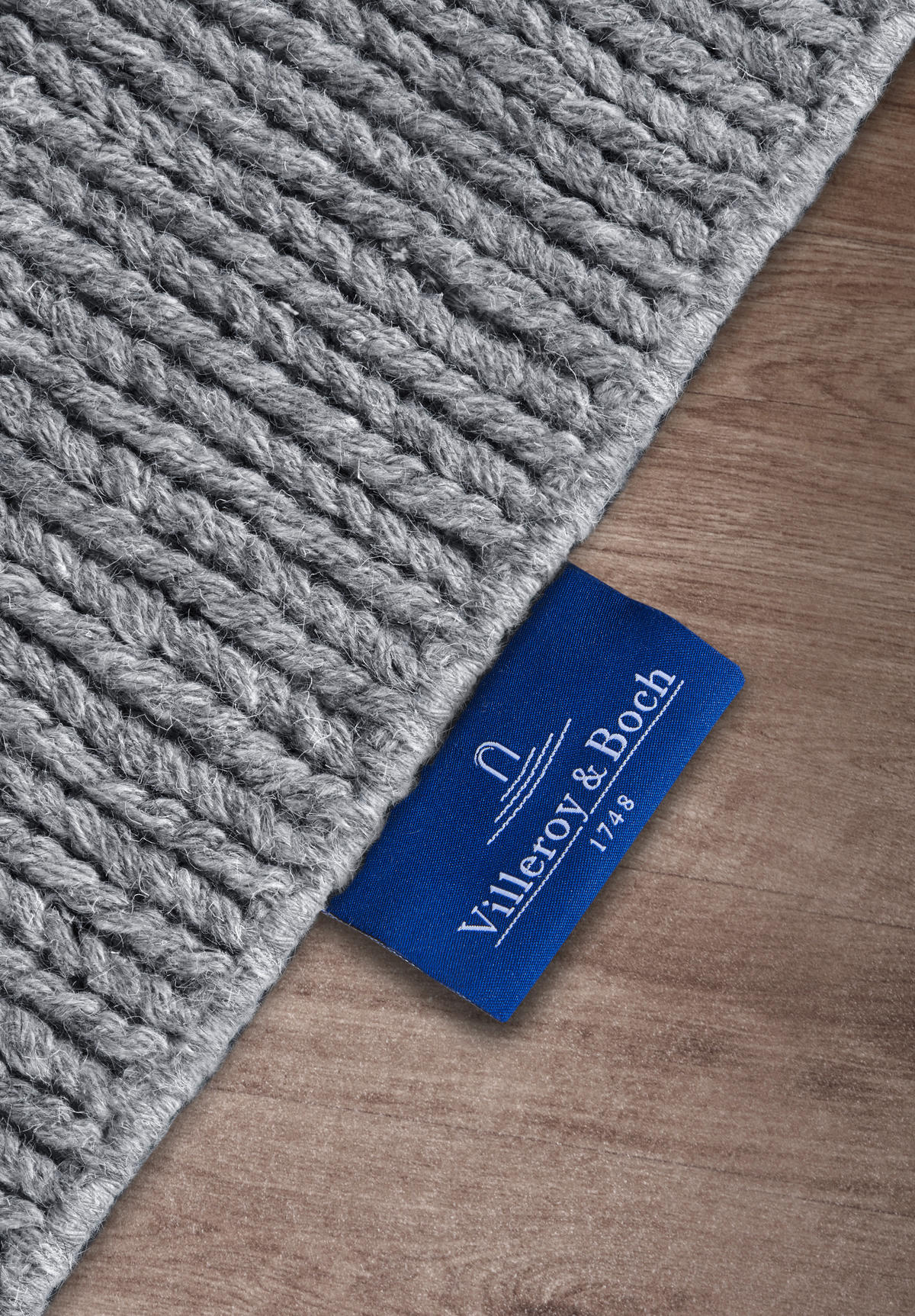 HANDWEBTEPPICH 80/150 cm Kollektion 1748 Hellgrau  - Hellgrau, Basics, Textil (80/150cm) - Villeroy & Boch