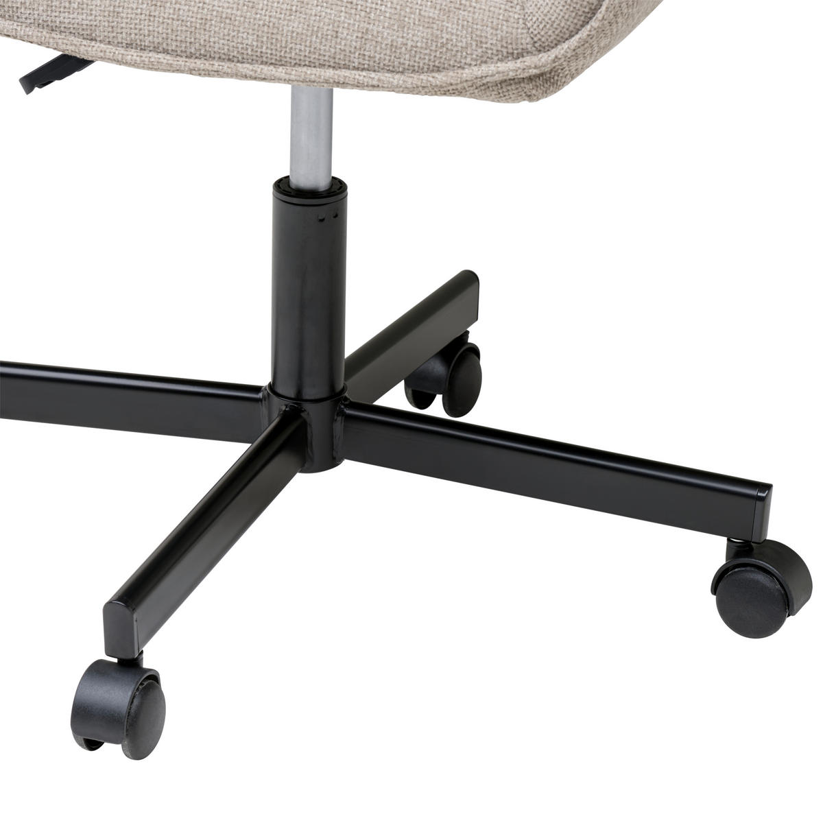 KANCELÁRSKE KRESLO, tkaná textília, tmavosivá - čierna/tmavosivá, Modern, kov/drevo (62/86/56cm) - MID.YOU