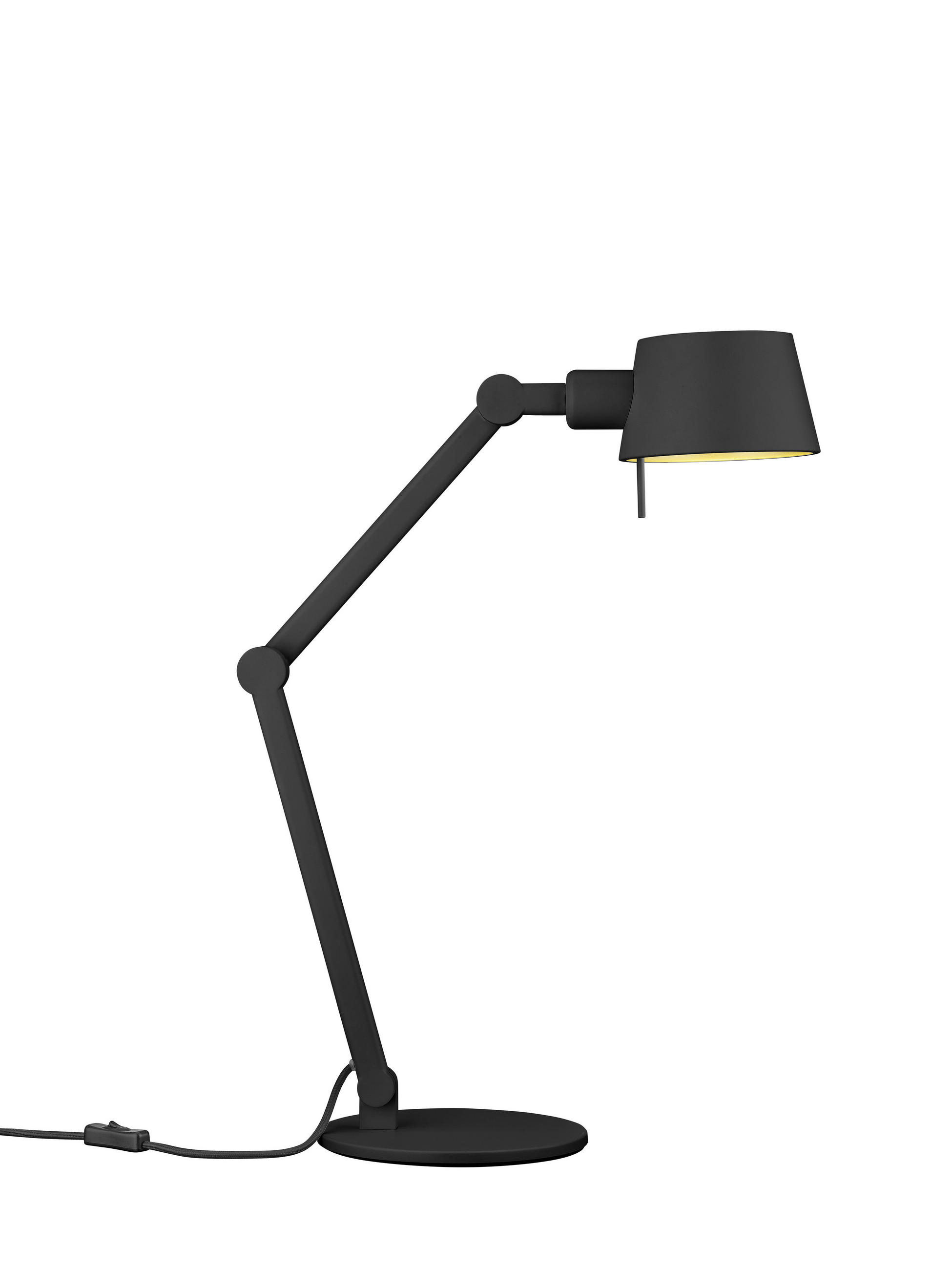 Hell Tischleuchte Schwarz 39-93 cm