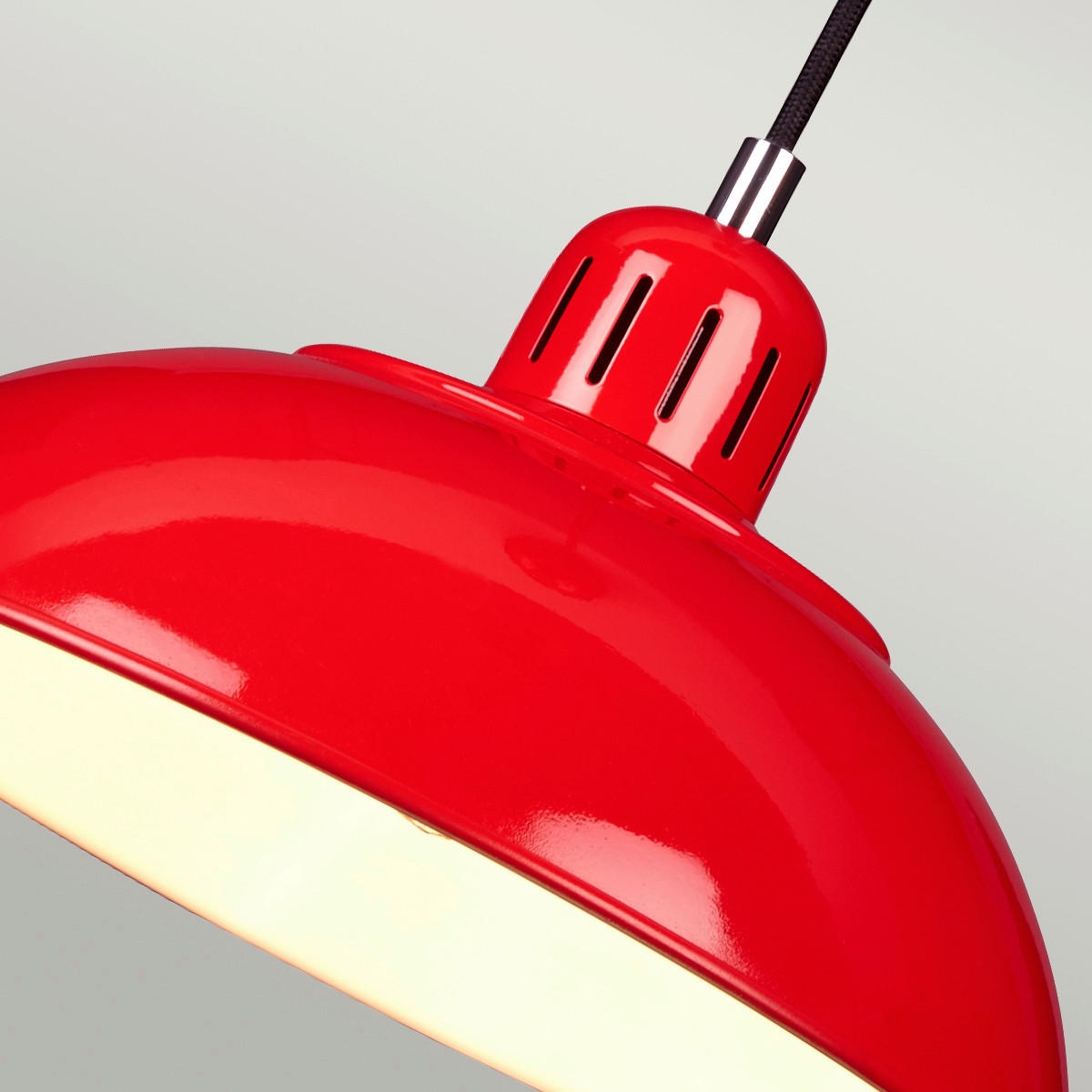 HÄNGELEUCHTE 30/29.9 cm    - Rot, Design, Metall (30/29.9cm) - Elstead Lighting
