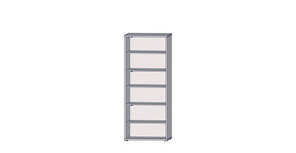 VITRINE  in Sandfarben  - Sandfarben/Grau, MODERN, Glas/Holz (64,8/179,1/44cm) - Carryhome