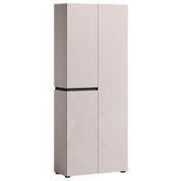 SCHUHSCHRANK Anthrazit, Kaschmir  - Kaschmir/Anthrazit, Design, Holzwerkstoff (80,1/200/34cm) - Voleo
