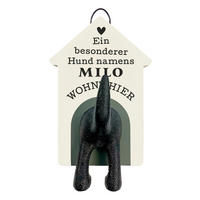 GARDEROBENHAKEN  in Creme  - Creme, Trend, Holzwerkstoff (16/10/6cm)