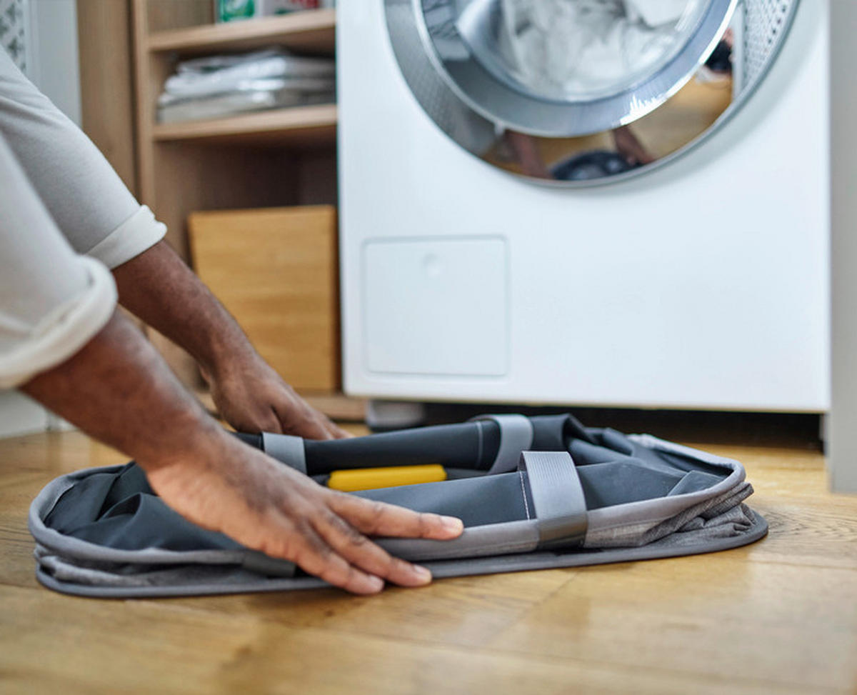 KANTA ZA VEŠ     52/24,5/35,8 cm     - siva, Osnovno, prirodni materijali (52/24,5/35,8cm) - Joseph Joseph