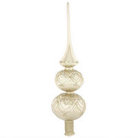 CHRISTBAUMSPITZE  - Champagner, LIFESTYLE, Glas (33cm) - X-Mas