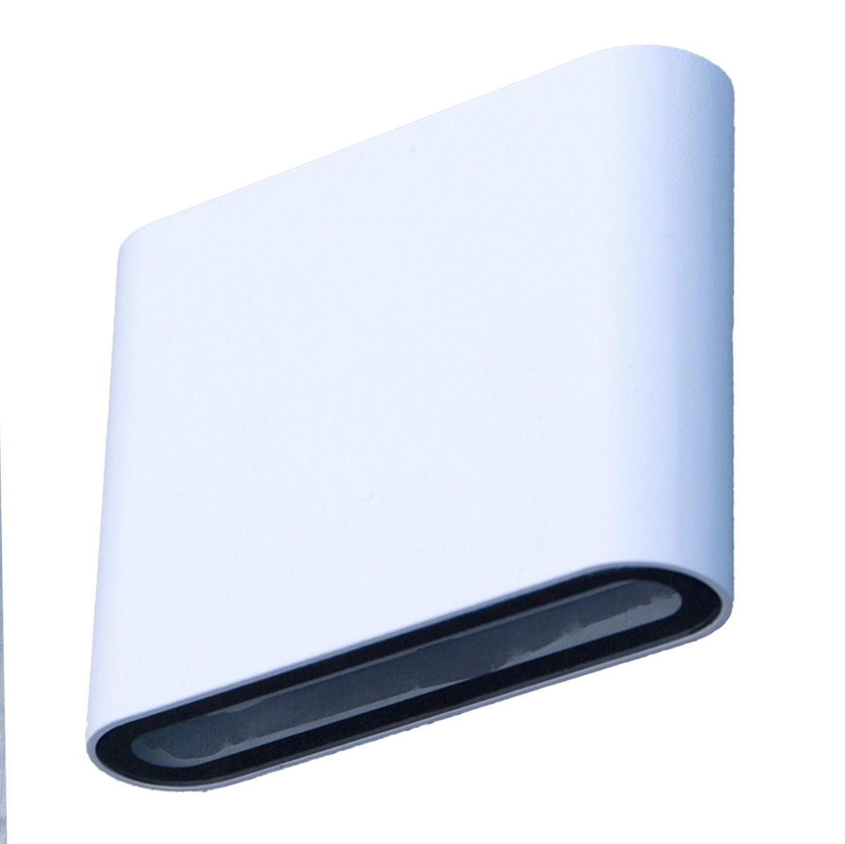 ZUNANJA STENSKA SVETILKA  NIEBY   11,5/9/3 cm          - bela, Basics, kovina/umetna masa (11,5/9/3cm)