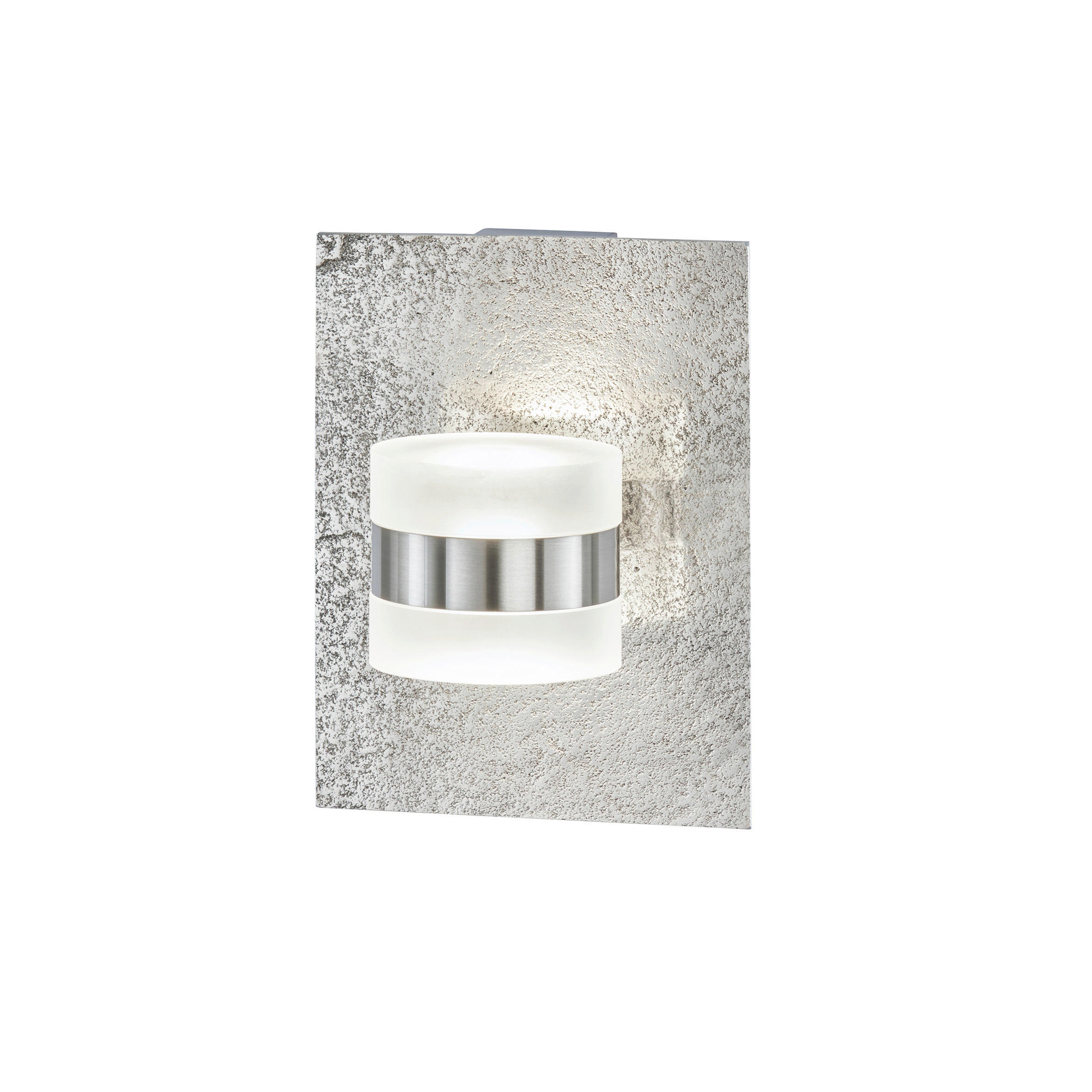LED-WANDLEUCHTE - Nickelfarben, Design, Metall (21/16/16,5cm) - Fischer & Honsel