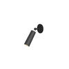 LED-WANDLEUCHTE Roll 4.4/12/4.4 cm   - Schwarz, Basics, Kunststoff (4.4/12/4.4cm) - New Garden