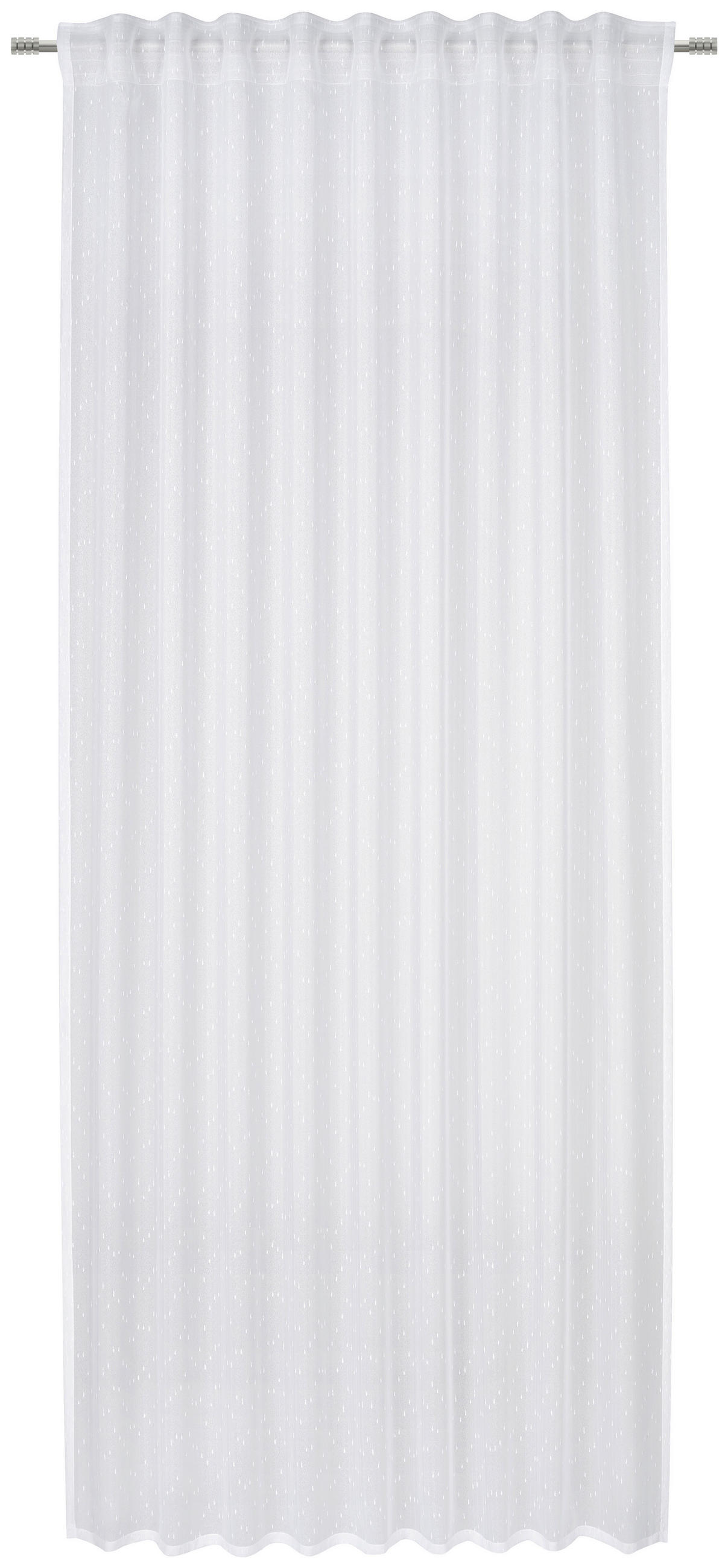 KOMBINOVANA ZAVESA bela  140/245 cm  - bela, Osnovno, tekstil (140/245cm) - Esposa