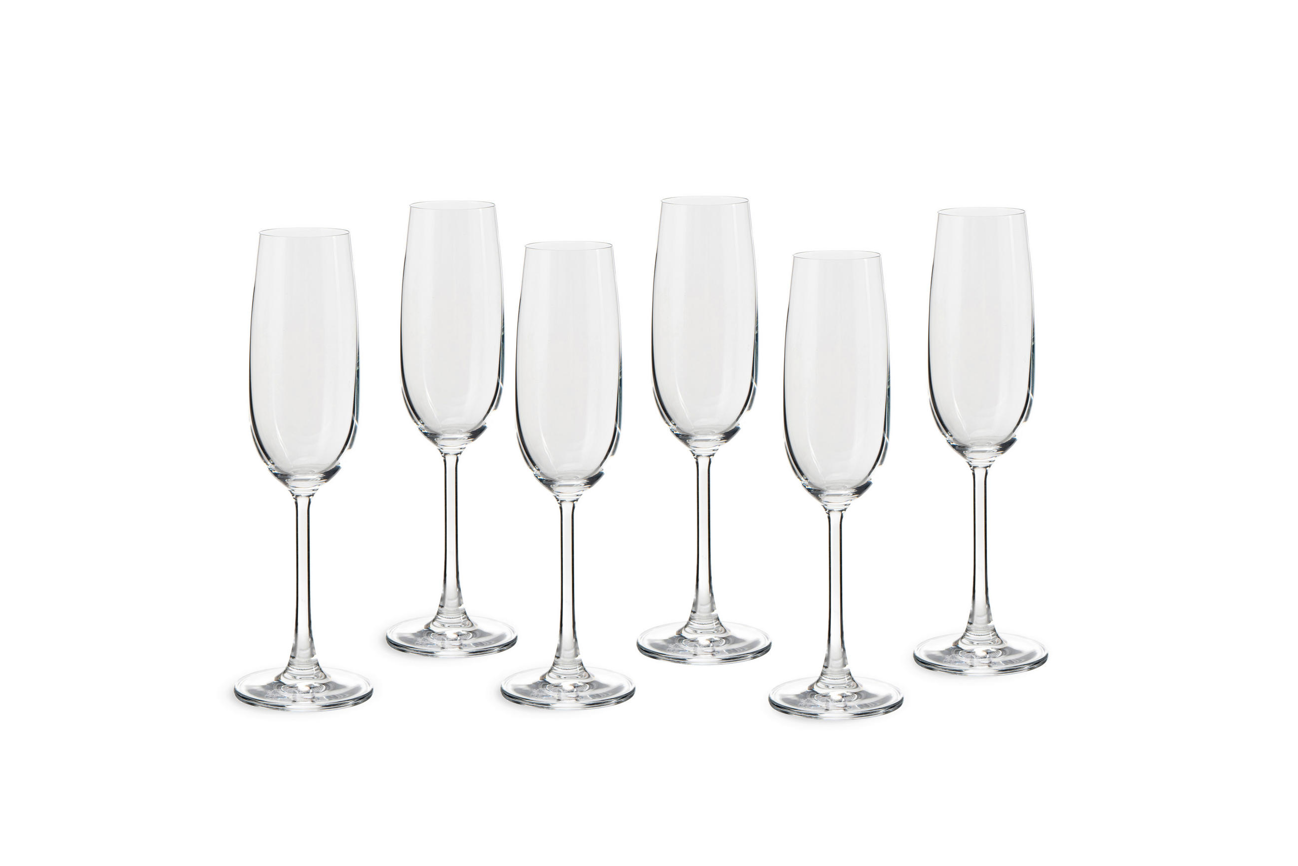 GLÄSERSET  6-teilig  - Transparent, Basics, Glas (7/22,9cm) - Echtwerk