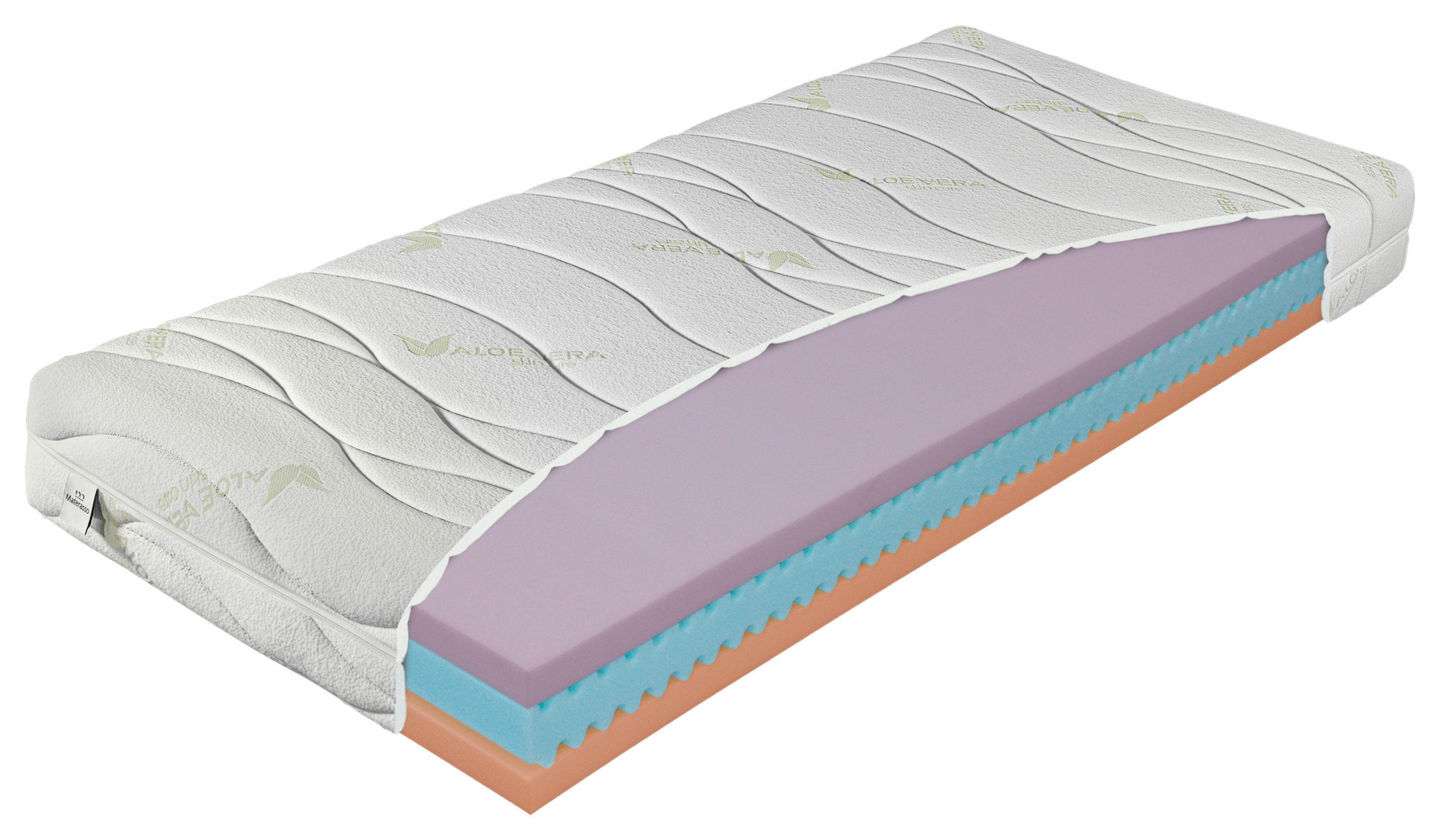 MATRACE Z PUR PĚNY, 90/200 cm - Basics, textil (90/200cm) - Materasso