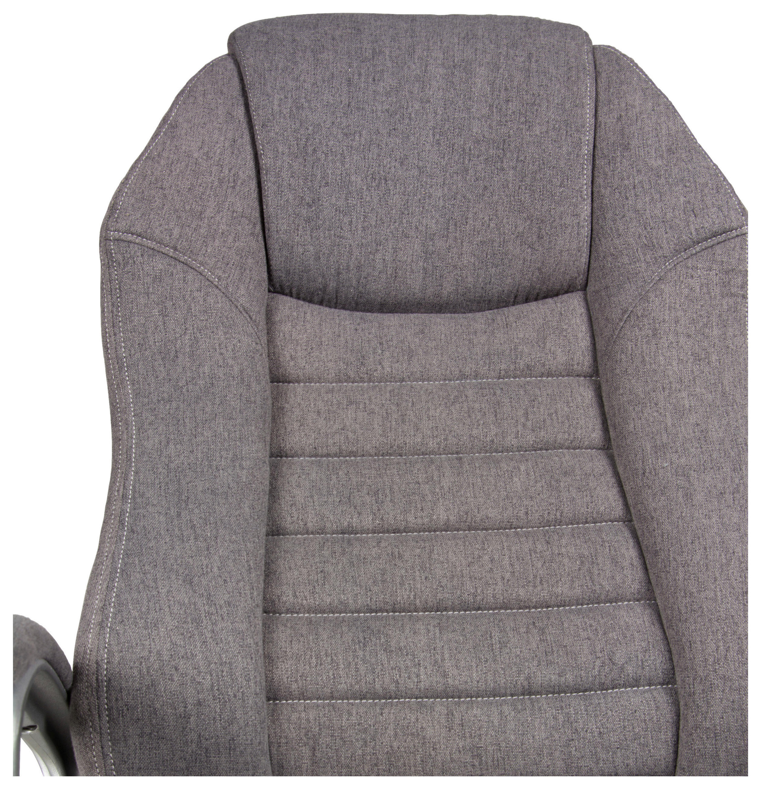 CHEFSESSEL Webstoff Dunkelgrau  - Dunkelgrau/Silberfarben, KONVENTIONELL, Kunststoff/Textil (66/116-124/66cm) - Boxxx