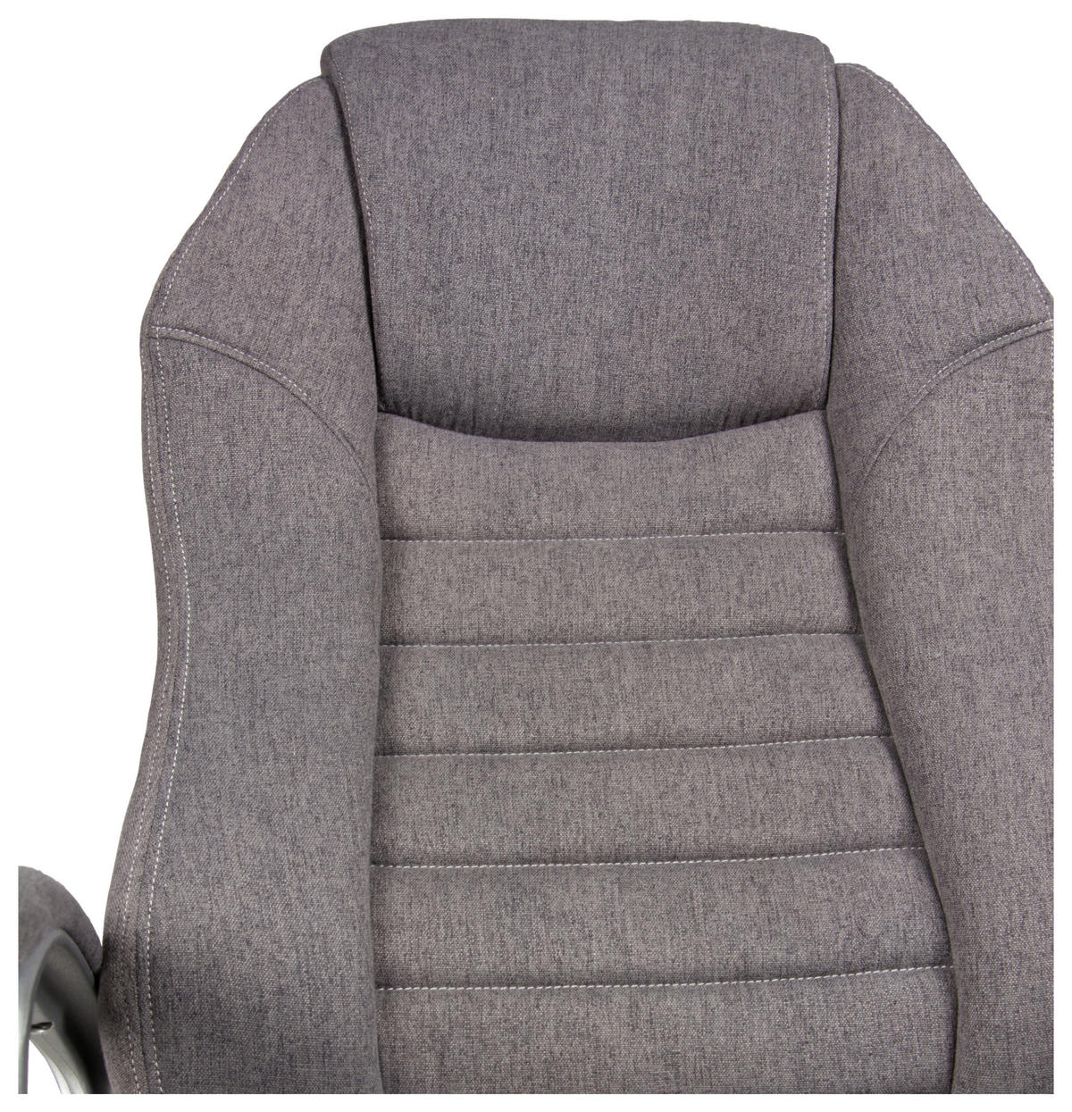 CHEFSESSEL Webstoff Dunkelgrau  - Dunkelgrau/Silberfarben, KONVENTIONELL, Kunststoff/Textil (66/116-124/66cm) - Boxxx
