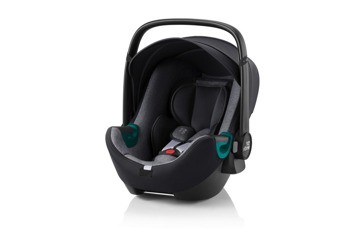 BABYSCHALE Baby-Safe 3 i-Size Graphite Marble   - Dunkelgrau/Graphitfarben, Basics, Kunststoff/Textil (44/58/67cm) - Britax Römer