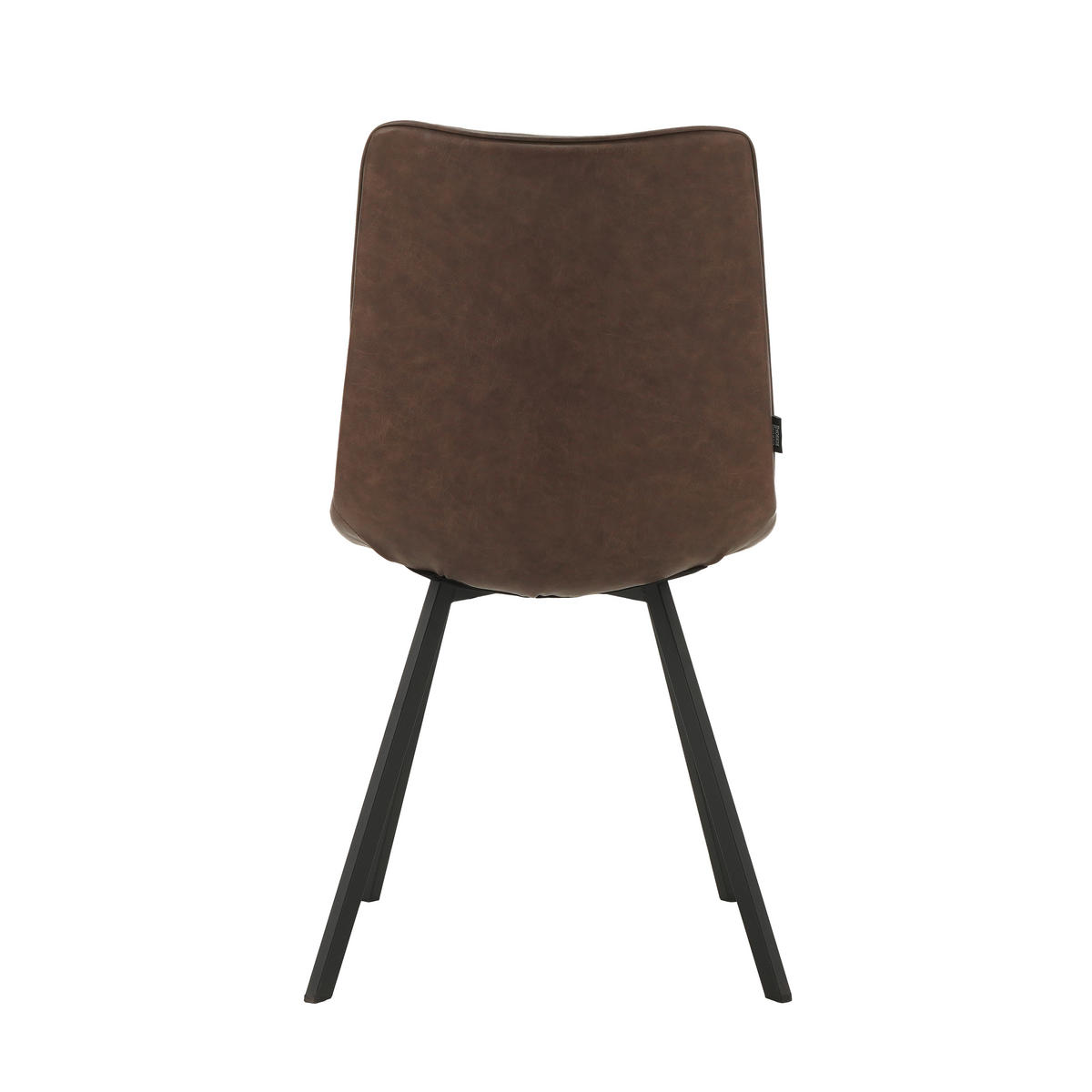 SADA ŽIDLÍ 2 kusy - černá/šedohnědá, Moderní, kov/textil (45,5/89,5/60cm) - MID.YOU