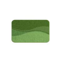 BADEMATTE Grün 50/80 cm  - Grün, Basics, Kunststoff/Textil (50/80cm) - Grund
