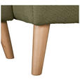 ECKSOFA  in Webstoff Olivgrün  - Buchefarben/Olivgrün, KONVENTIONELL, Holz/Textil (294/169cm) - Carryhome