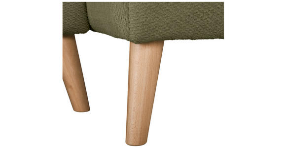ECKSOFA  in Webstoff Olivgrün  - Buchefarben/Olivgrün, KONVENTIONELL, Holz/Textil (294/169cm) - Carryhome