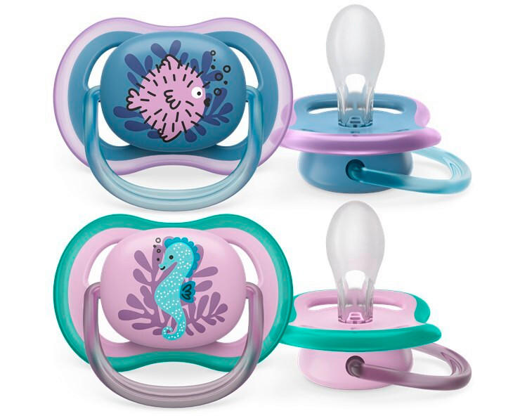 DUDA   - svijetlo zelena/ljubičasta, Basics, plastika/prirodni materijali (4/5,5/4cm) - Avent