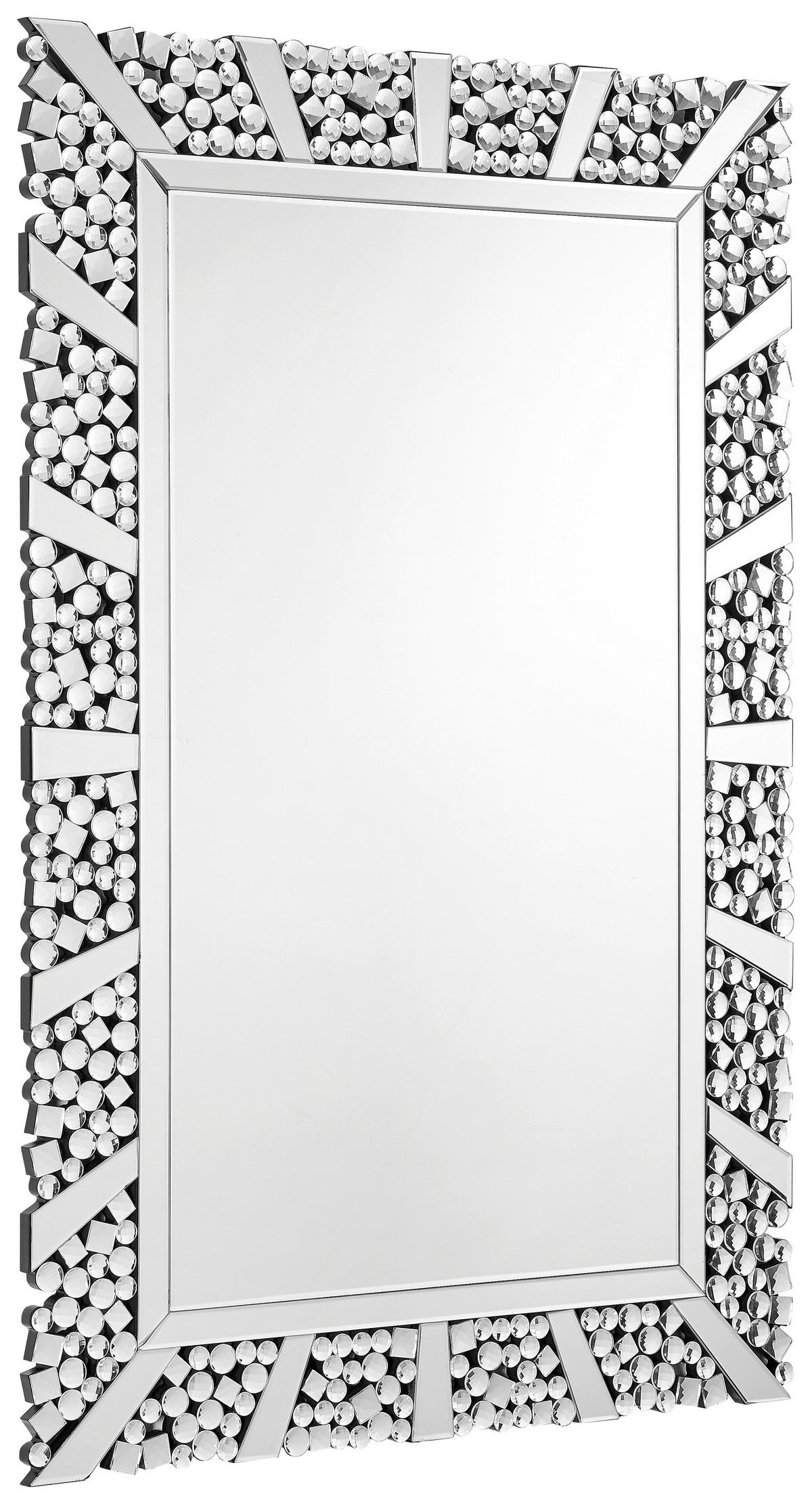 ZIDNO OGLEDALO  120/80/2 cm     - srebrna, Lajfstajl, staklo/pločasti materijal (120/80/2cm) - Xora