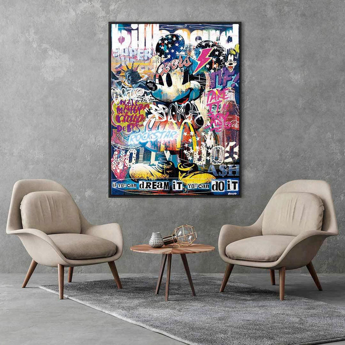 KUNSTDRUCK  - Multicolor, Basics, Holz (200x150cm)