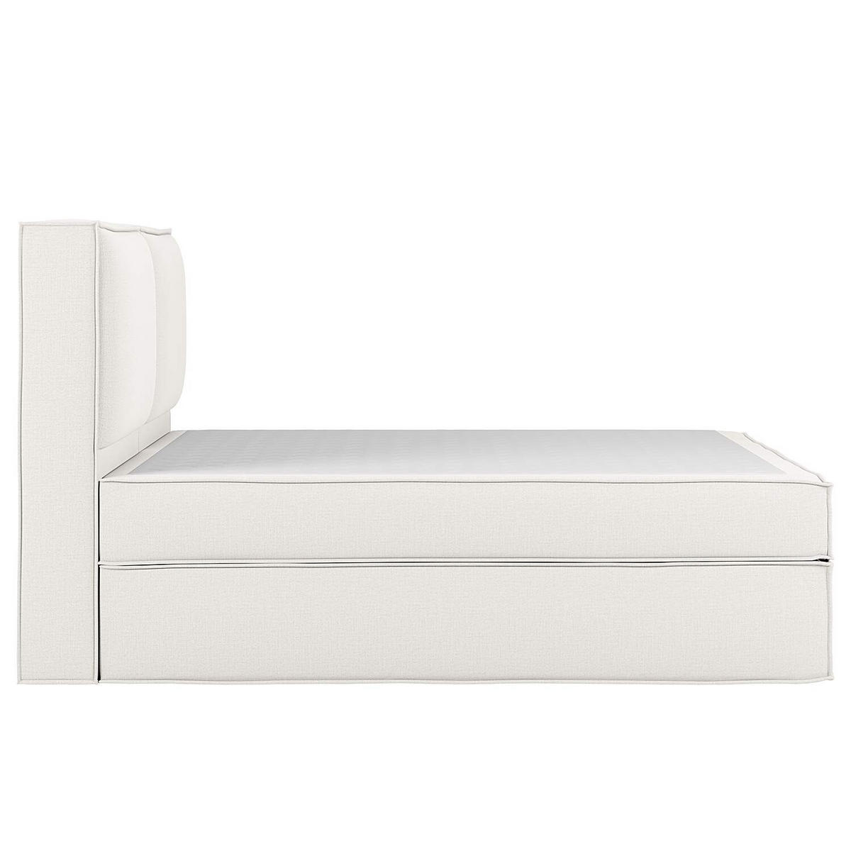 BOXSPRINGBETT 240/200 cm  in Creme  - Creme, Design, Textil (240/200cm) - home24