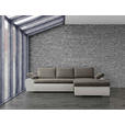 ECKSOFA  in Flachgewebe Weiß, Beige  271/175 cm  - Beige/Weiß, Design, Kunststoff/Textil (271/175cm) - Xora