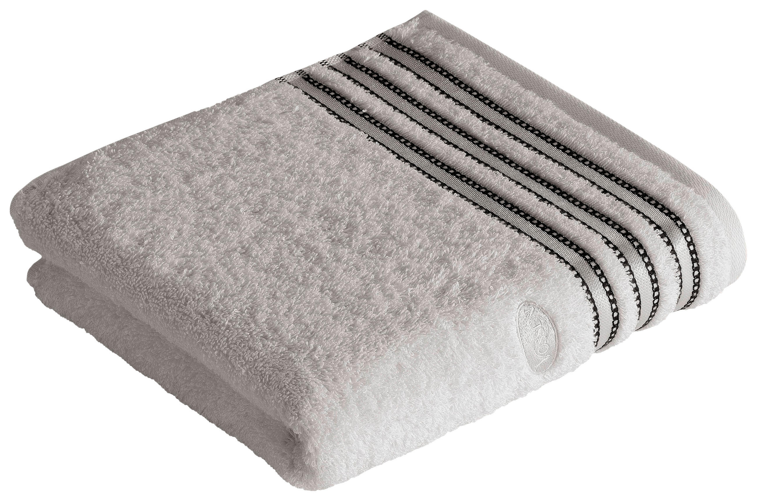 HANDTUCH Cult de Luxe Hellgrau  - Hellgrau, Basics, Textil (50/100cm) - Vossen
