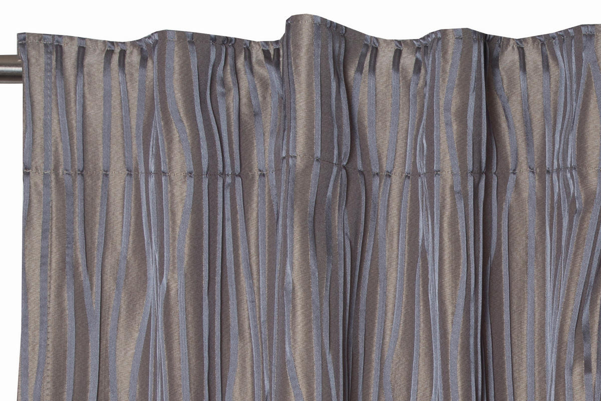 FERTIGVORHANG  blickdicht  130/250 cm   - Grau, Basics, Textil (130/250cm) - Schöner Wohnen