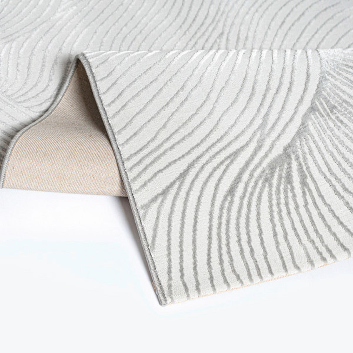 WEBTEPPICH  Wohnzimmer 160/230 cm Creation Grau rechteckig  - Grau, Basics, Textil (160/230cm) - Novel