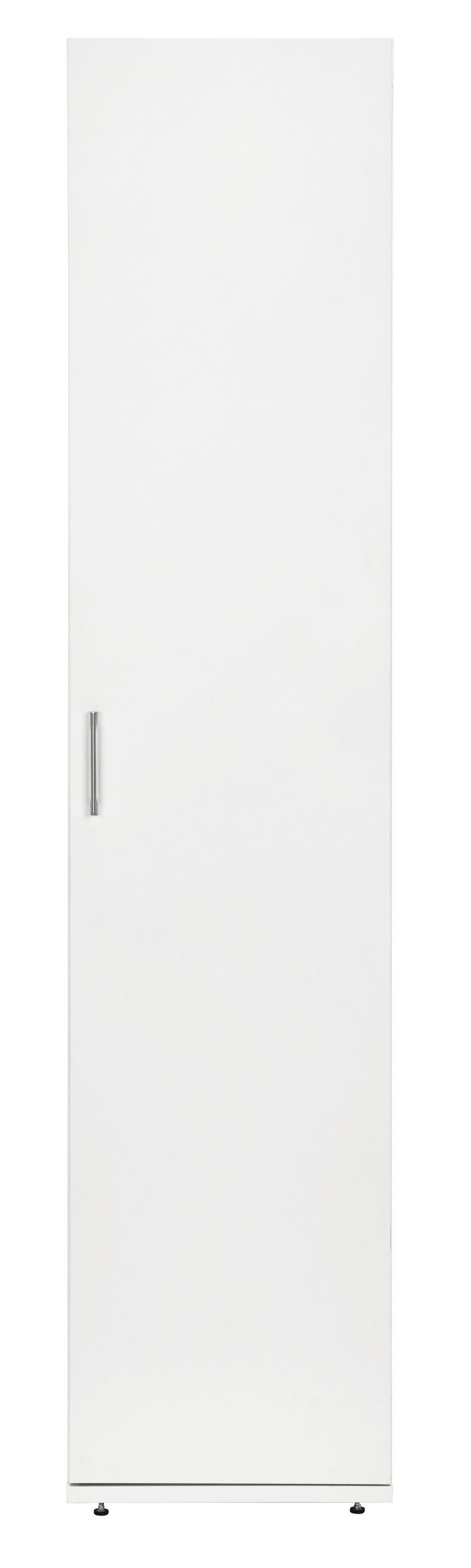 VIACÚČELOVÁ SKRIŇA, biela, 45/206/65,5 cm - biela/strieborná, Design, kov/kompozitné drevo (45/206/65,5cm) - Xora