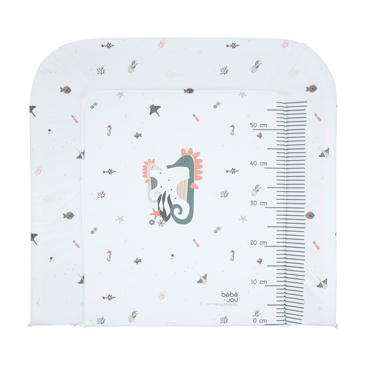 WICKELAUFLAGE  72/77/6.5 cm  - Weiss, Basics, Kunststoff (72/77/6.5cm) - Bebe Jou