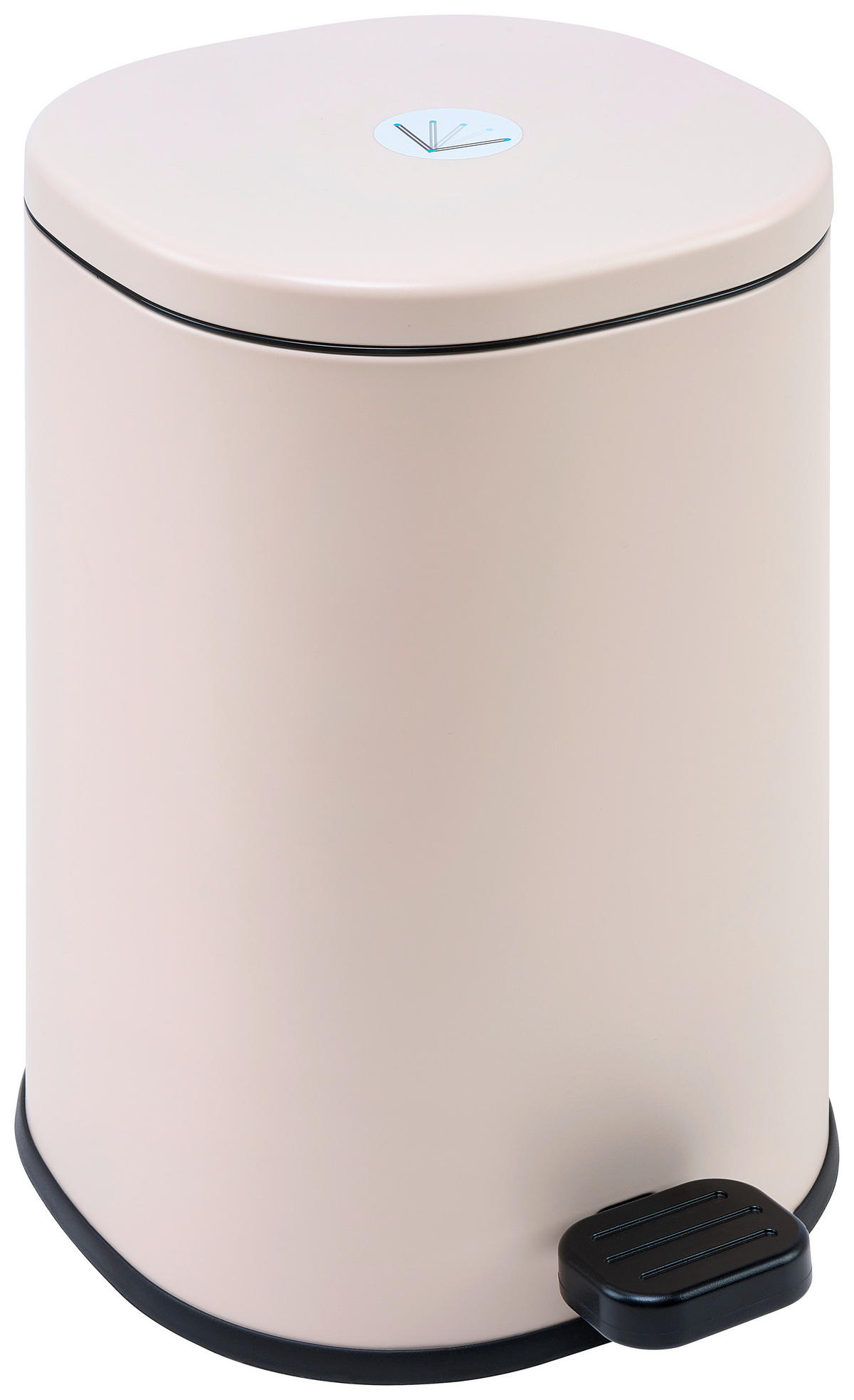 KANTA SA PAPUČICOM  5 l   - crna/boja peska, Trendi, metal/plastika (25/31,3cm) - Homeware