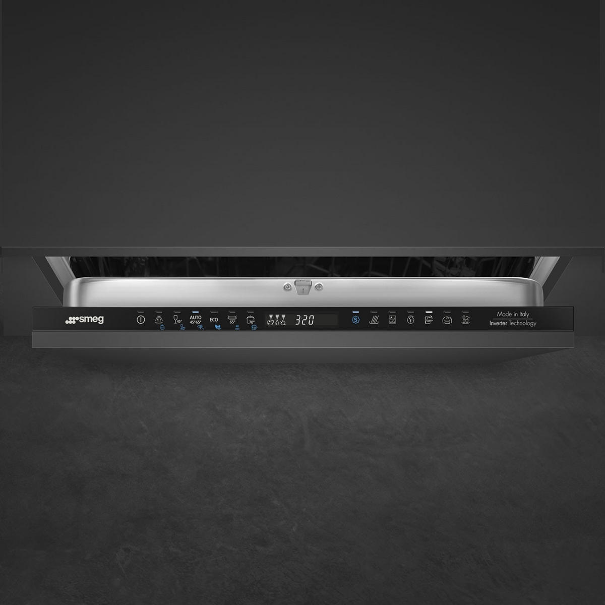 GESCHIRRSPÜLER STL324BLHDE  - Weiß, Basics, Metall (59,8/81,8/55cm) - SMEG