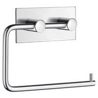 DRŽÁK NA TOALETNÍ PAPÍR - barvy nerez oceli, kov (13,4/10,7/3cm)