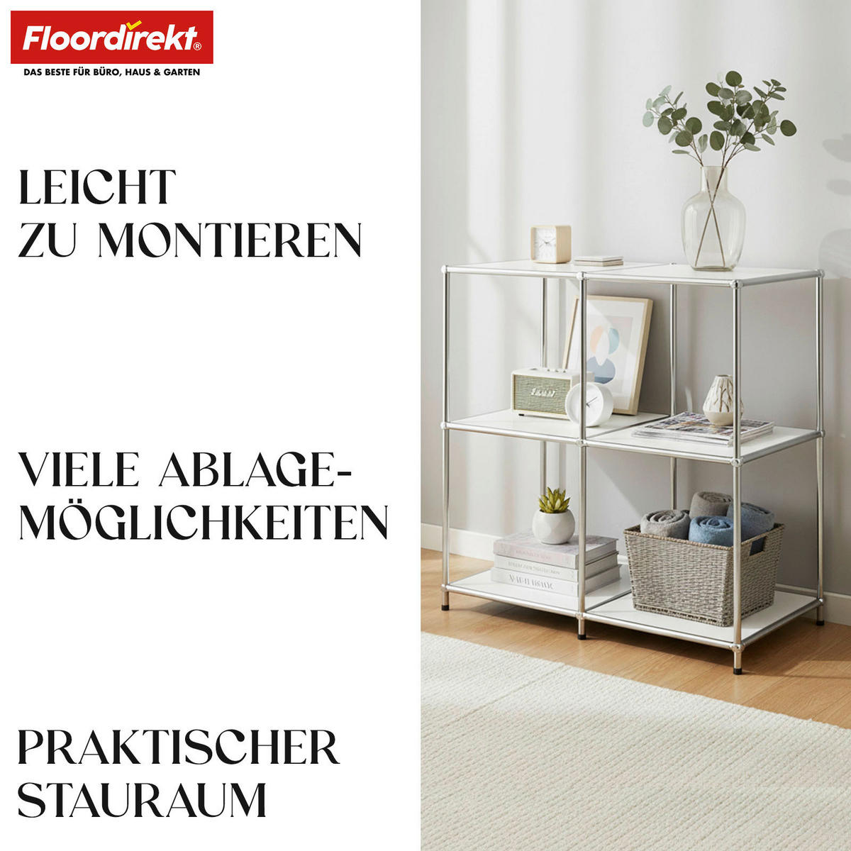 REGAL  - Basics (78/82/40cm) - Floordirekt