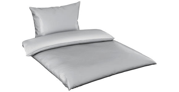 BETTWÄSCHE 140/220 cm - Silberfarben, Basics, Textil (140/220cm) - Novel