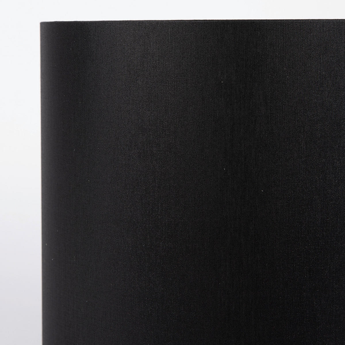 LEUCHTENSCHIRM Velour 50/25 cm   - Schwarz, Basics, Textil/Metall (50/25cm)