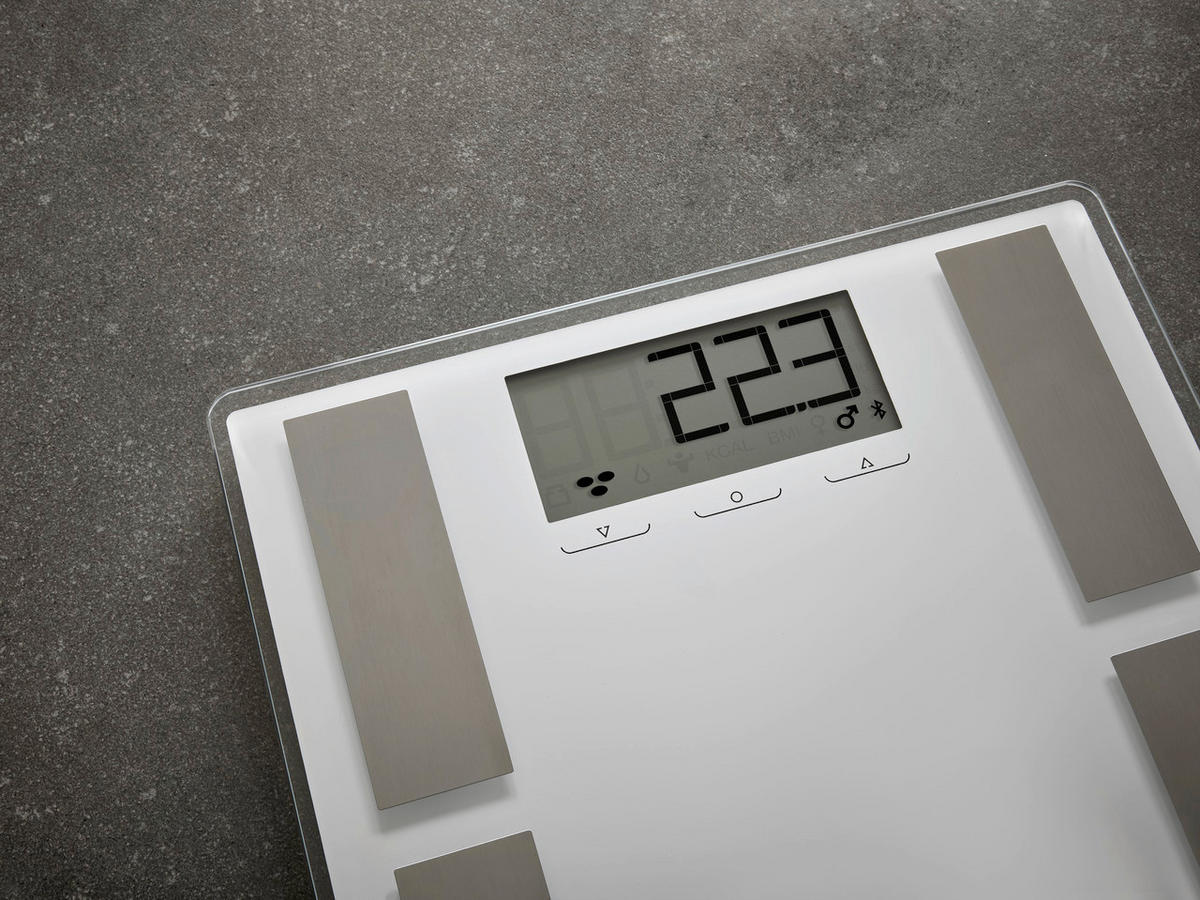 VAGA OSOBNA  bijela   - bijela, Basics, staklo/plastika (36/3,2/35,5cm) - Soehnle