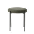 HOCKER Webstoff Olivgrün  - Olivgrün, Basics, Textil/Metall (43,5/48/43,5cm) - Xora
