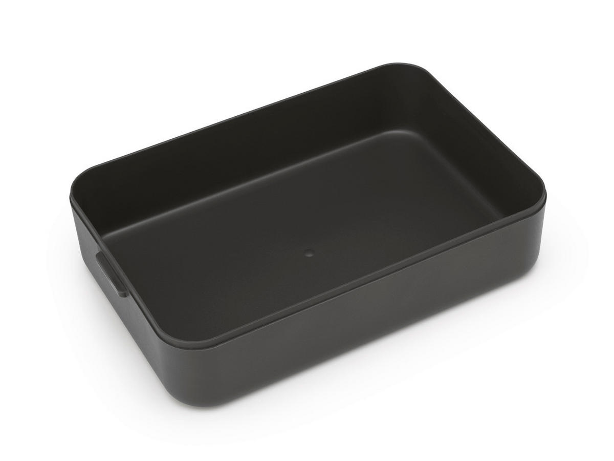 KRABIČKA NA OBĚD plast   - tmavě šedá, Basics, plast (25.5/6/16.7cm) - Brabantia