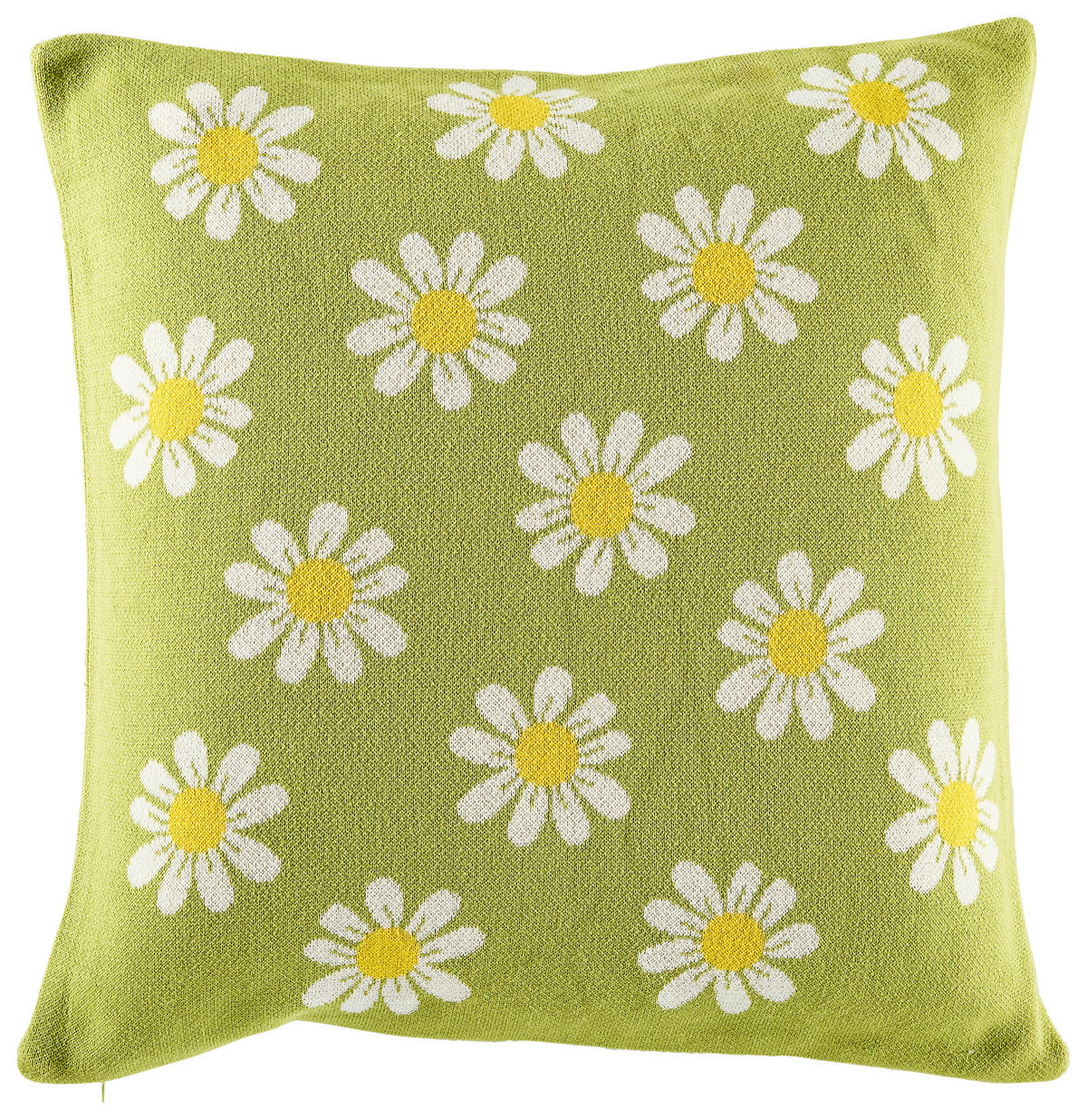 ZIERKISSEN 50/50 cm  - Gelb/Grün, Natur, Textil (50/50cm) - Novel