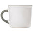 KAFFEEBECHER 240 ml - Weiß/Grau, LIFESTYLE, Keramik (12/7,8/9,2cm) - Gmundner KAFFEEBECHER 240 ml - Weiß/Grau, LIFESTYLE, Keramik (12/7,8/9,2cm) - Gmundner